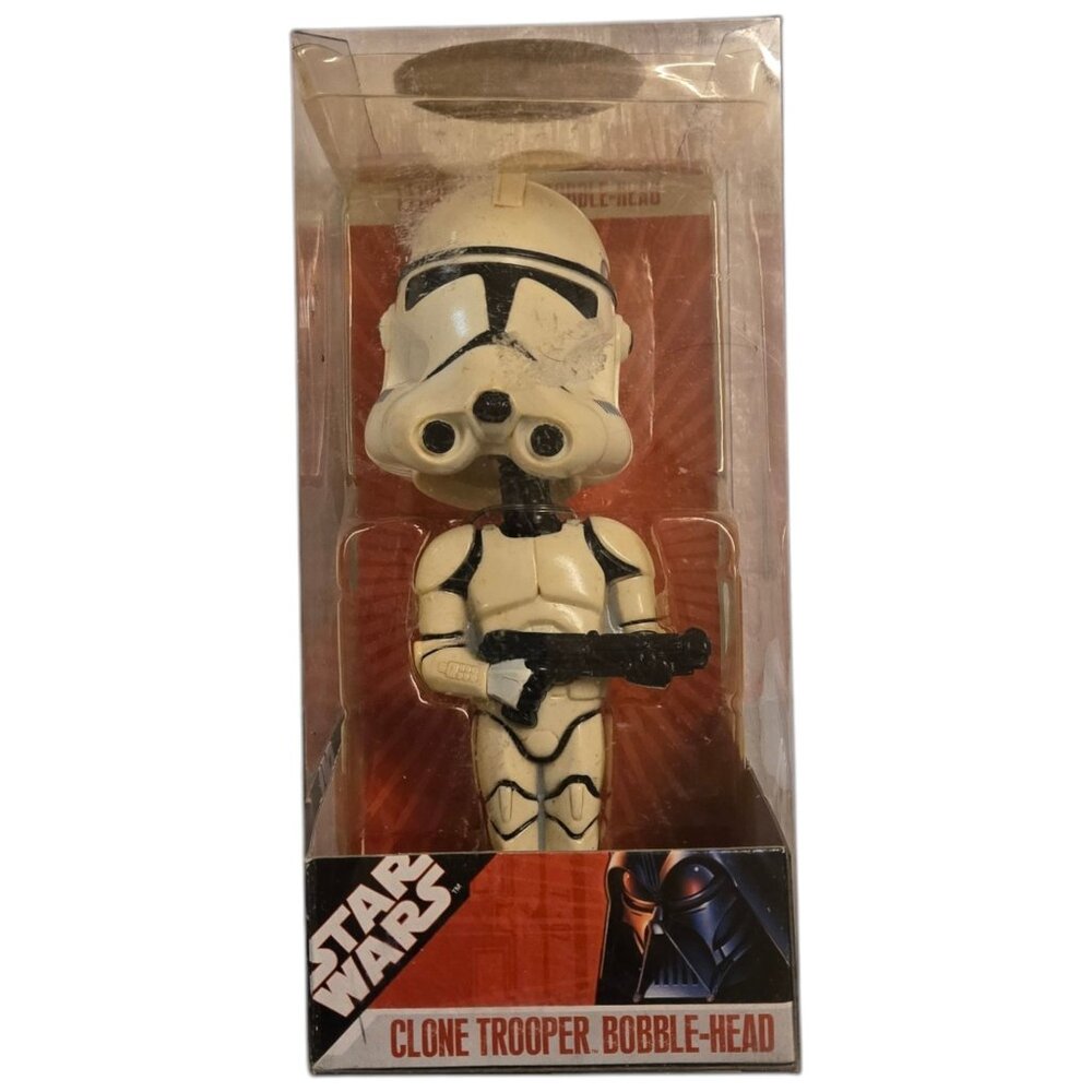 Star Wars Clone Trooper Bobble Head Funko Wacky Wobbler AS IS READ Series 1